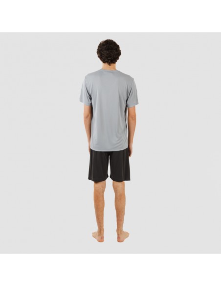 Conjunto deportivo corto tecnico hombre perla marengo