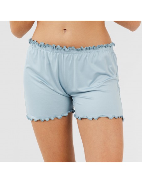 Pijama manga corta mujer soft liso