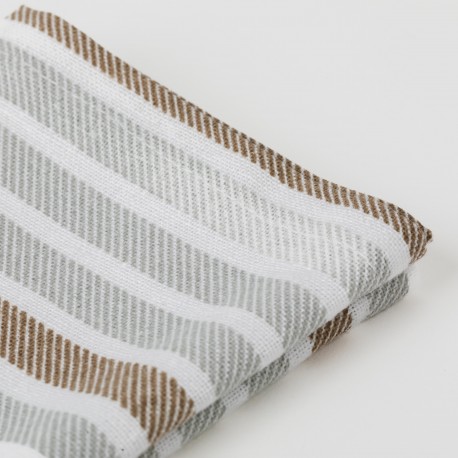 Set 4 Servilletas Raya Guti gris