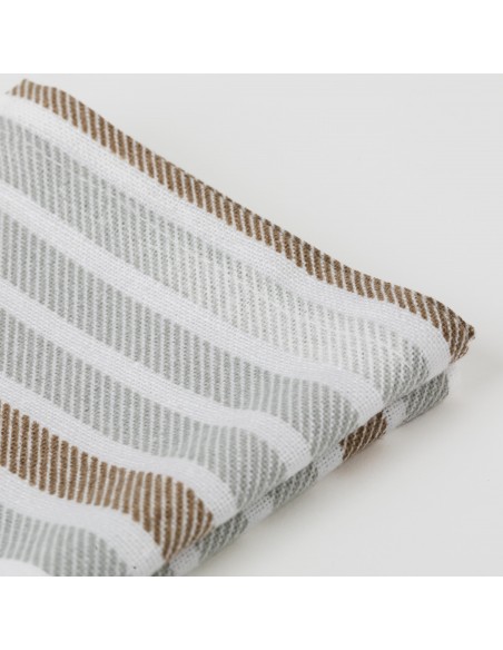 Set 4 Servilletas Raya Guti gris