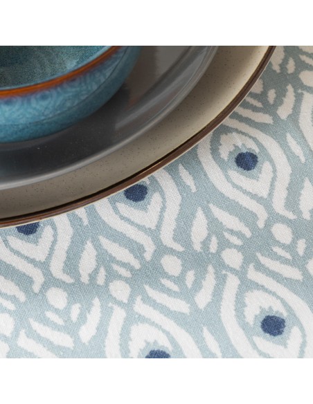 Mantel antimanchas Nevis indigo
