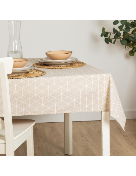 Mantel antimanchas Culia beige