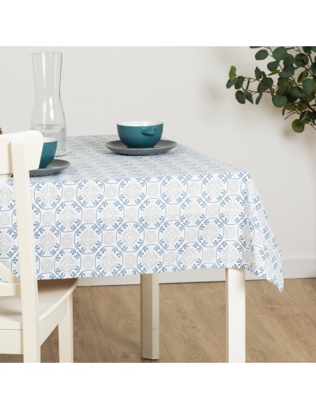 Mantel antimanchas Valme indigo