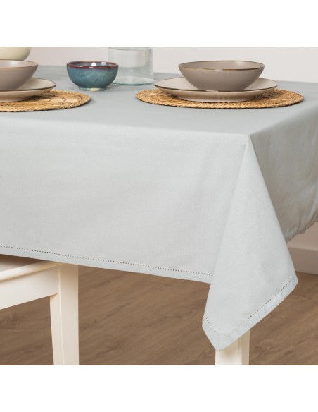 Mantel antimanchas algodón liso