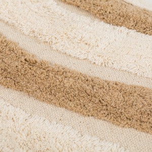 Cojín rectangular algodón 30x50 Tejada natural - funda + relleno 2