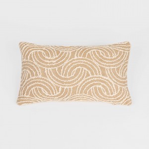 Cojín rectangular algodón 30x50 Midsommar natural - funda + relleno