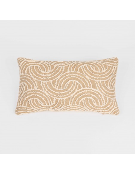 Cojín rectangular algodón 30x50 Midsommar natural - funda + relleno