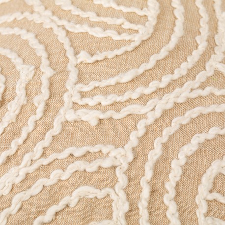 Cojín rectangular algodón 30x50 Midsommar natural - funda + relleno