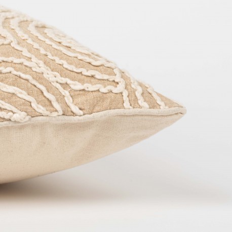 Cojín rectangular algodón 30x50 Midsommar natural - funda + relleno