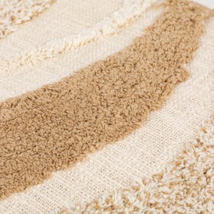 Cojín cuadrante algodón Fremen natural 45x45 - funda + relleno 2