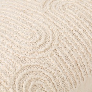 Cojín cuadrante algodón Ceballos natural 45x45  - funda + relleno 2