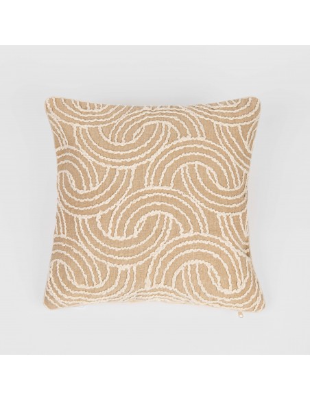 Cojín cuadrante algodón Midsommar natural 45x45  - funda + relleno