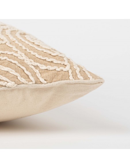 Cojín cuadrante algodón Midsommar natural 45x45  - funda + relleno