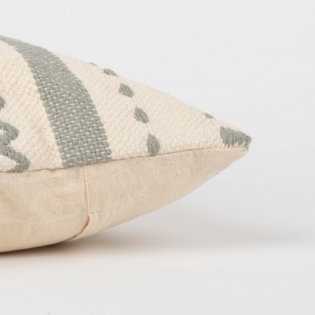 Cojín cuadrante algodón Leito 45x45 - funda + relleno