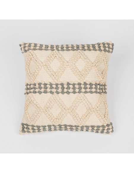 Cojín cuadrante algodón Basette 45x45 - funda + relleno