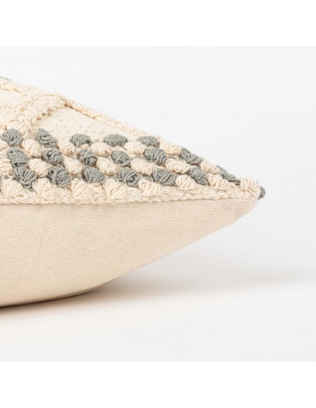 Cojín cuadrante algodón Basette 45x45 - funda + relleno