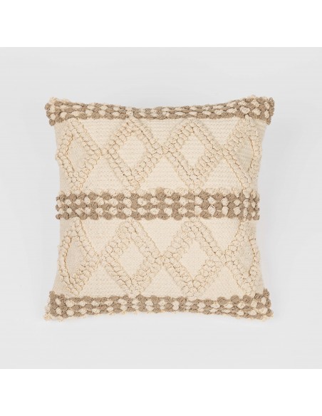 Cojín cuadrante algodón Basette 45x45 - funda + relleno