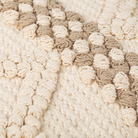 Cojín cuadrante algodón Basette 45x45 - funda + relleno