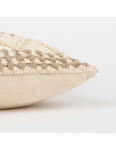 Cojín cuadrante algodón Basette 45x45 - funda + relleno