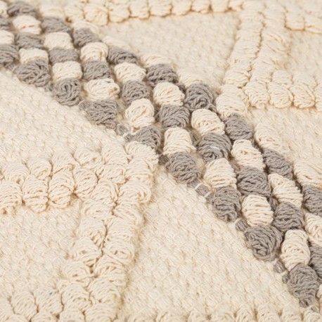 Cojín cuadrante algodón Basette 45x45 - funda + relleno