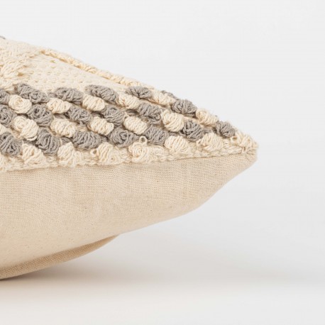 Cojín cuadrante algodón Basette 45x45 - funda + relleno