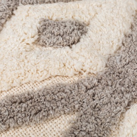 Cojín cuadrante algodón Valirio 45x45 - funda + relleno