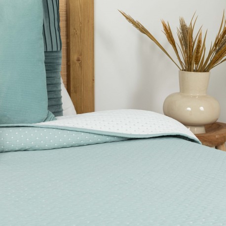 Colcha doble tela jacquard Punto