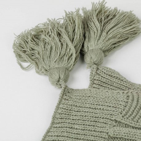 Plaid ocho con borlón