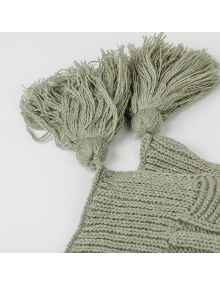 Plaid ocho con borlón