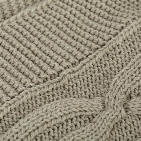 Plaid ocho con borlón