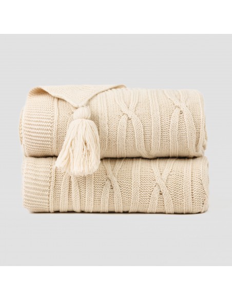 Plaid ocho con borlón