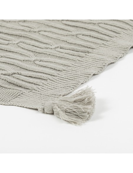 Plaid ocho con borlón