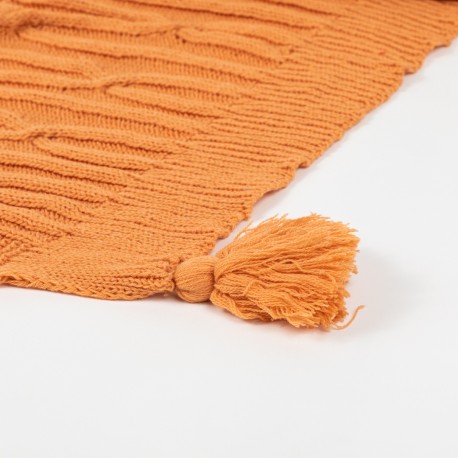 Plaid ocho con borlón