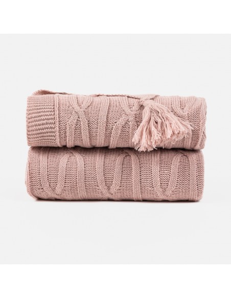 Plaid ocho con borlón