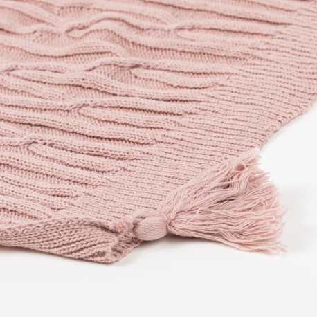 Plaid ocho con borlón