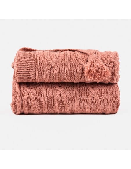 Plaid ocho con borlón