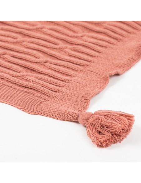 Plaid ocho con borlón