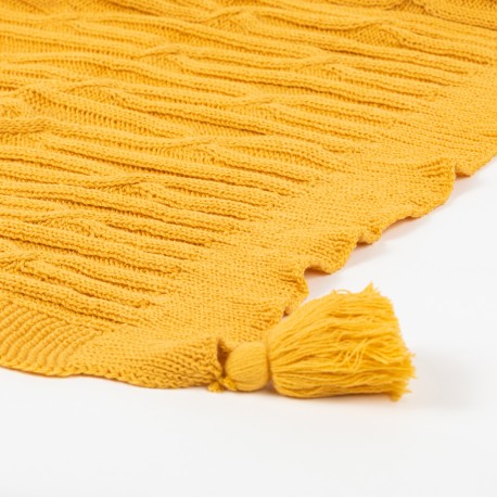 Plaid ocho con borlón