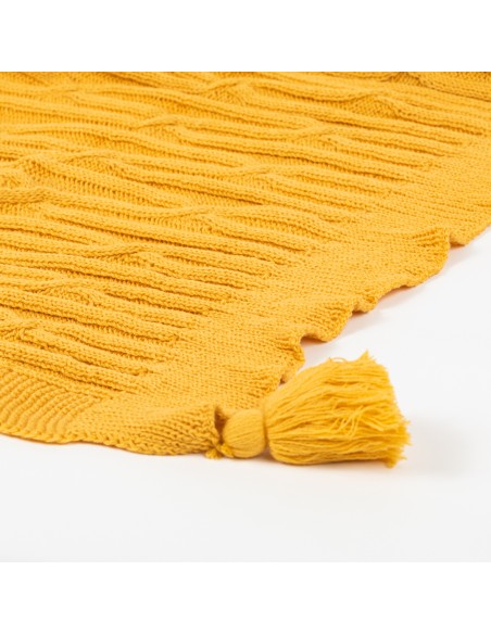 Plaid ocho con borlón