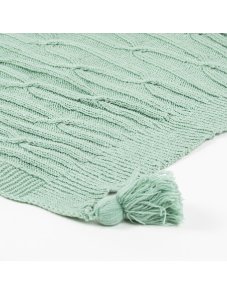 Plaid ocho con borlón