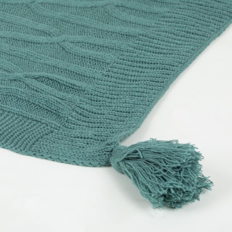 Plaid ocho con borlón