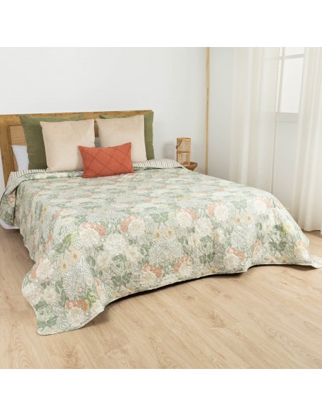 Colcha bouti Clementina verde