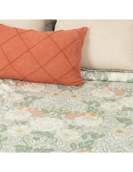 Colcha bouti Clementina verde