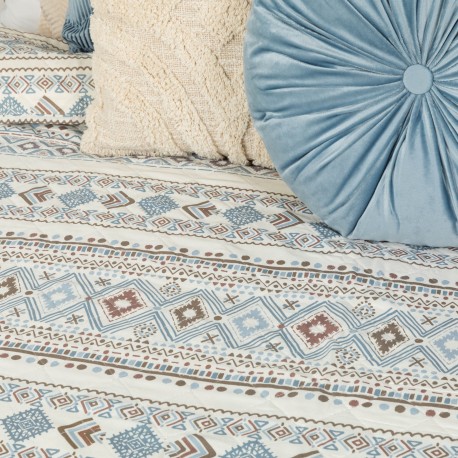 Colcha bouti Iker indigo