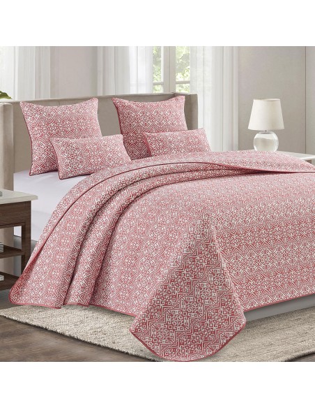 Colcha doble tela jacquard Grecia