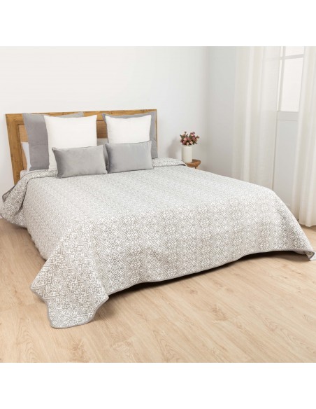 Colcha doble tela jacquard Grecia