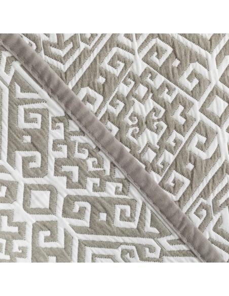 Colcha doble tela jacquard Grecia