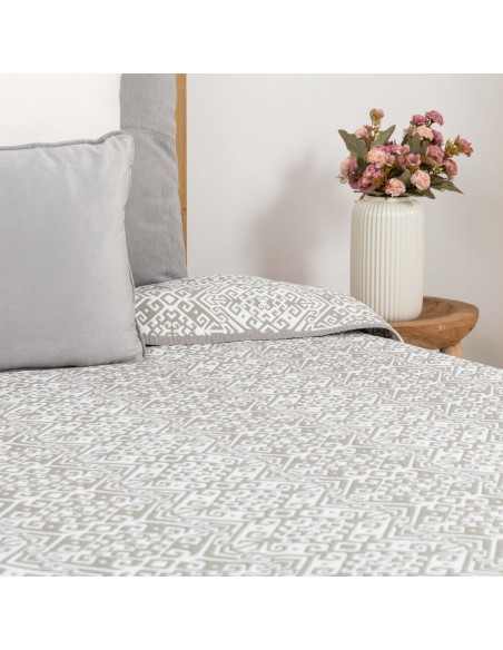 Colcha doble tela jacquard Grecia