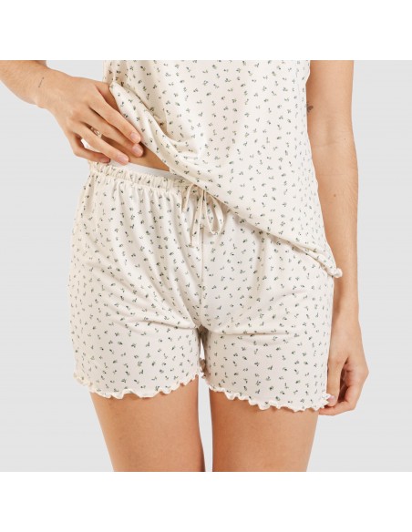 Pijama tirantes mujer soft Iris natural