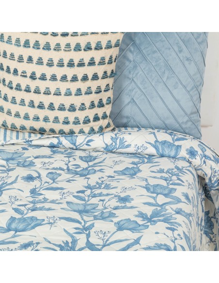 Colcha bouti Nala indigo